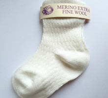 Merino vilnos kojinytės naujagimiui